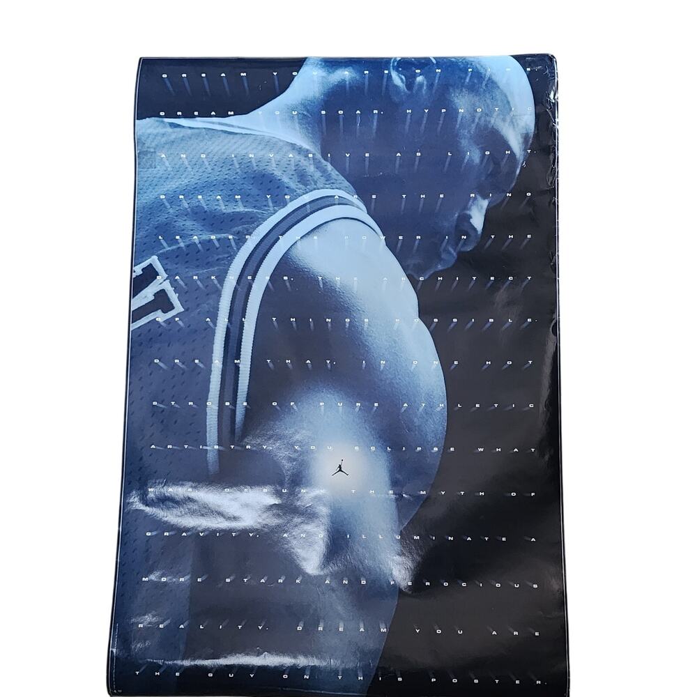 Vintage 1997 Nike Michael Jordan Dream Original Poster 35" x 23"
